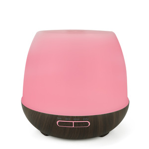 Diffuseur d'arômes à grain de bois 0,5 L, humidificateur ultrasonique avec minuterie pour la maison et le bureau - Product Image 4