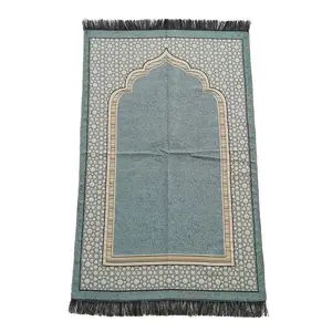 Tapis de prière turc coffret cadeau tapis musulman Portable couverture tapis de prière musulman voyage tapis Portable turc tapis de prière musulman