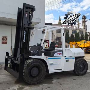 Montacargas TCM FD100Z8 de 10 toneladas, montacargas usado de Japón, 10 toneladas, motor Isuzu 6BG1, máquina usada, montacargas a gasolina, 4000 mm, 10000 kg - Product Image 3