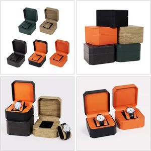 Caja de Reloj Octogonal de 5 Colores, Caja de Almacenamiento de Relojes de Cuero PU de Alta Gama, Caja de Regalo para Relojes - Product Image 2