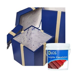 Anionic Emulsion Copolymer A628 Industrial Waterborne <b>Glue</b> For Leatherette Wrapped <b>Plastic</b> Box Production - Product Image 1