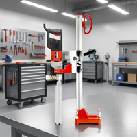 Machine de forage de carottage de béton professionnelle DDB26A 2600W à 3 vitesses avec support, outil de forage humide au diamant pour la construction de grands trous