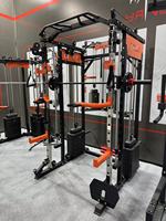 Máquina Smith personalizada, Fitness integral para equipo de entrenamiento, gimnasio en casa, estante de sentadillas multifuncional con placas eléctricas