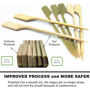 <span class=keywords><strong>2025</strong></span> <span class=keywords><strong>New</strong></span> tre BBQ xiên kích thước hơn sự lựa chọn thân thiện với môi màu xanh lá cây Da gậy dùng một lần tepo xiên phân hủy sinh học cho Đảng BBQ - Product Image 3