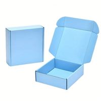 Boîtes postales en carton pliables colorées mattes et écologiques Emballage d'avion pour cadeau Boîte en carton pliante couleur pour bijoux