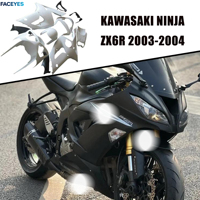 INMT - Vente directe d'usine - Carénages de moto adaptés à Kawasaki Ninja ZX-6R ZX6R 03-04 - Modification du carénage moteur