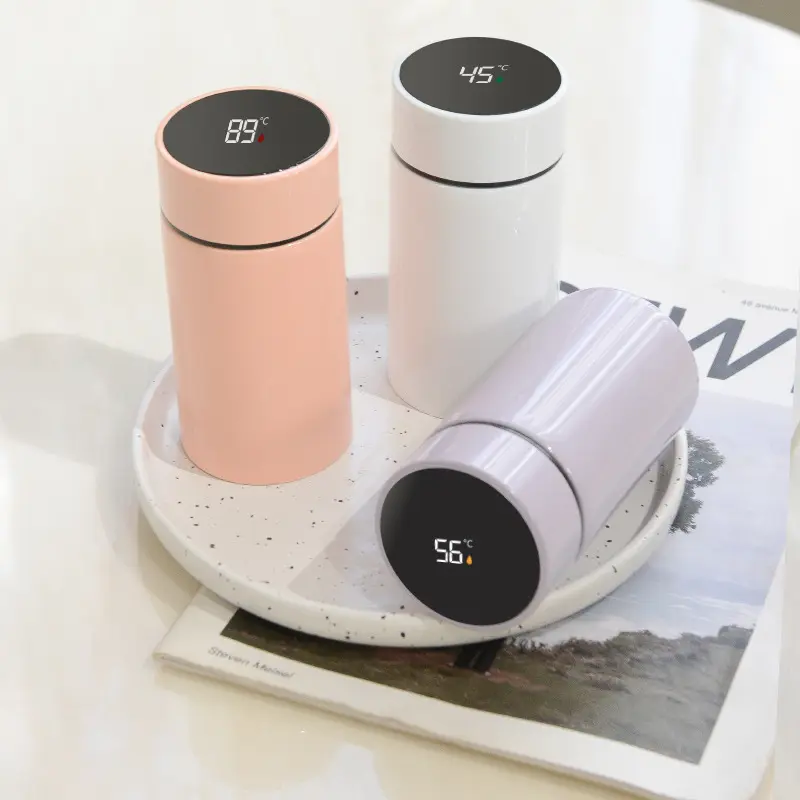 Thermos intelligente con Display digitale a doppia parete in acciaio inossidabile