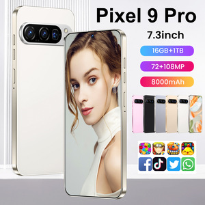 Explosions Télé<span class=keywords><strong>phone</strong></span> mobile transfrontalier Pixel 9 Pro Real 4G 7.3 pouces 16 1 To Smartphone TK Lot d'usine chaud - Product Image 1