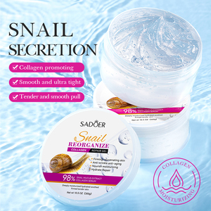 Crème <span class=keywords><strong>gel</strong></span> hydratante pour le visage au collagène et à l'extrait <span class=keywords><strong>d</strong></span>'<span class=keywords><strong>escargot</strong></span>, anti-rides et éclaircissante, grande capacité 300g - Product Image 5