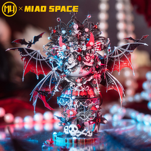 ARTYIMO <span class=keywords><strong>Demon</strong></span> MIAO Vente en gros de jouets de puzzle STEM en vrac, cadeau Kawaii, décoration, kits de modèles métalliques OEM, puzzle 3D, art de collection - Product Image 2