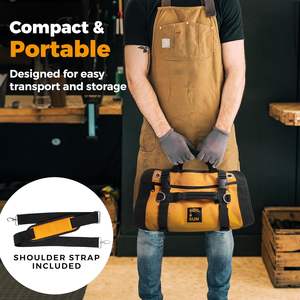 Échantillon gratuit : Sac à outils en toile multi-usage, sac à outils à fermeture éclair, sac à outils enroulable, pochette à outils enroulable - Product Image 2