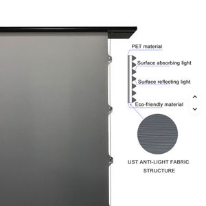 120 "Электрический напольный подъемный экран с черной сеткой, с кристаллами для домашних животных, 4 кВспенения света, ультракороткий лазерный проектор - Product Image 2