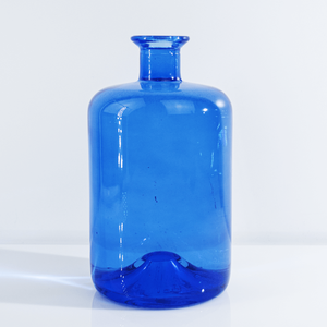 Flexografía <span class=keywords><strong>Botella</strong></span> de vidrio Impresión en aerosol Gradiente Decoloración <span class=keywords><strong>Botella</strong></span> de whisky <span class=keywords><strong>azul</strong></span> <span class=keywords><strong>Botella</strong></span> de Ginebra de vodka redonda - Product Image 3