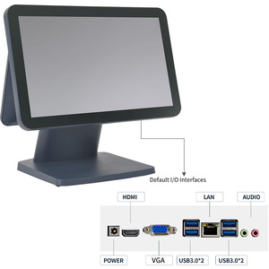 JSJ66 Supermarket Dual Screen 15.6 Inch Point Of Sale Pos Terminal Machine Desktop <strong>All</strong> <strong>in</strong> <strong>One</strong> <strong>Computers</strong> - Product Image 4