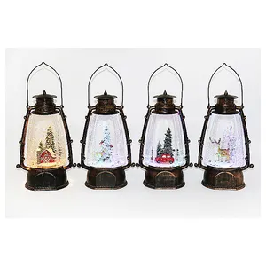 Klares Wasser wirbeln Weihnachtstag Souvenirs Heilige Familie musikalische Geburt Weihnachten Schneekugel Wasserscheinwerfer