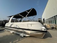 Yacht de luxe en fibre de verre de 25 pieds, fabriqué à la main, certifié CE, conforme aux normes américaines, pour la navigation sportive, les excursions et la pêche.
