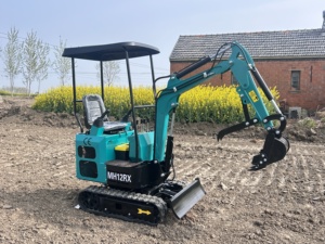 Mini Escavatore Cingolato AGT MH12RX da 1,2 Tonnellate con Motore a Benzina Certificato EPA <span class=keywords><strong>per</strong></span> Giardini Familiari e Fattorie - Product Image 6