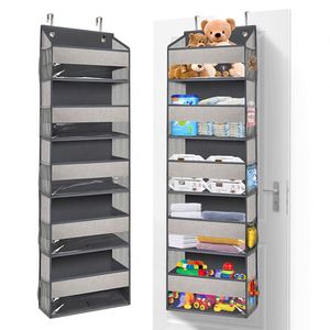 Custom Home Multifunctional Door Hanging Storage Bag With Five <b>Large</b> Pockets Over the Door Organizer - Product Image 1