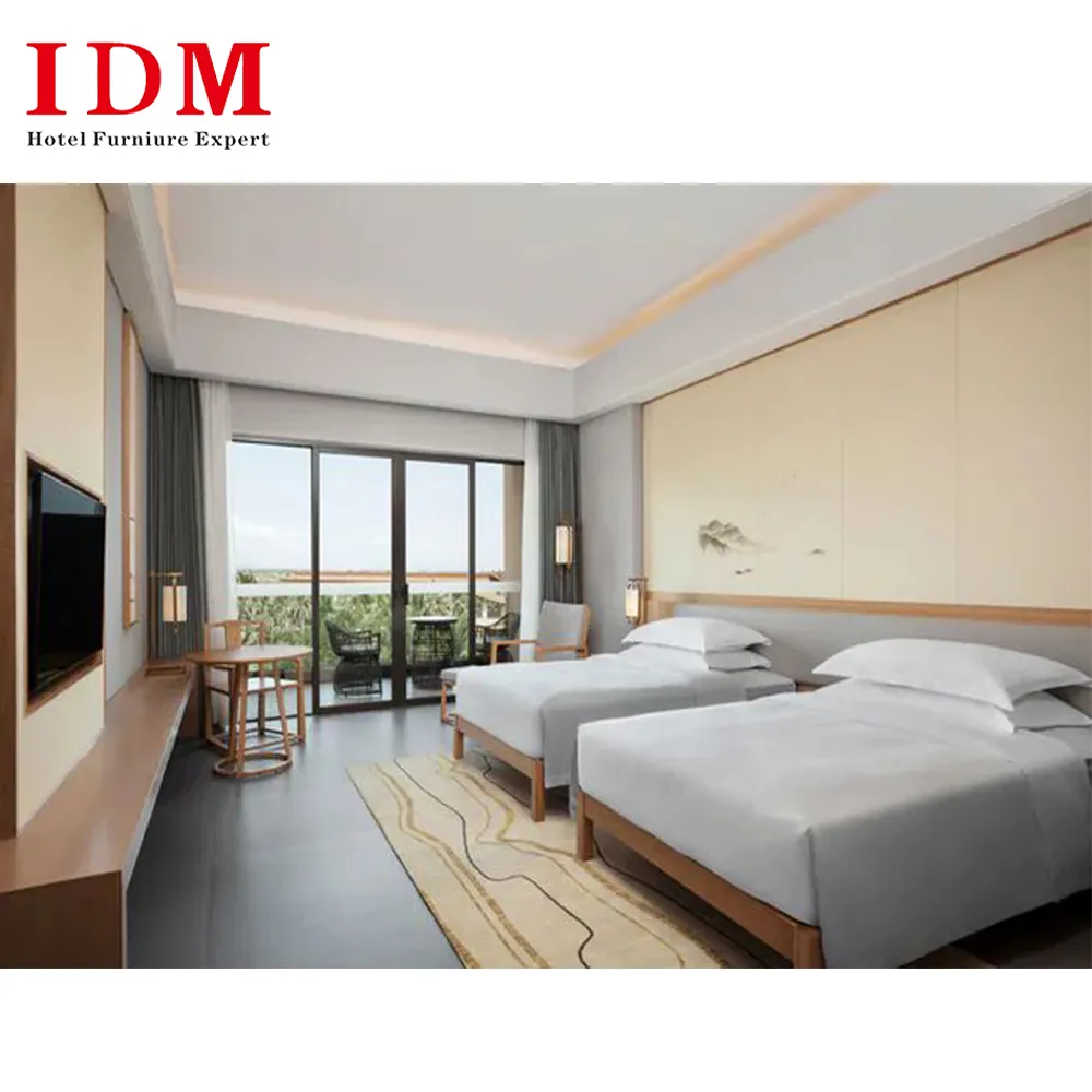 Professional Design Of Five-Star Modern Upholstered Furniture For Hotel Bedrooms