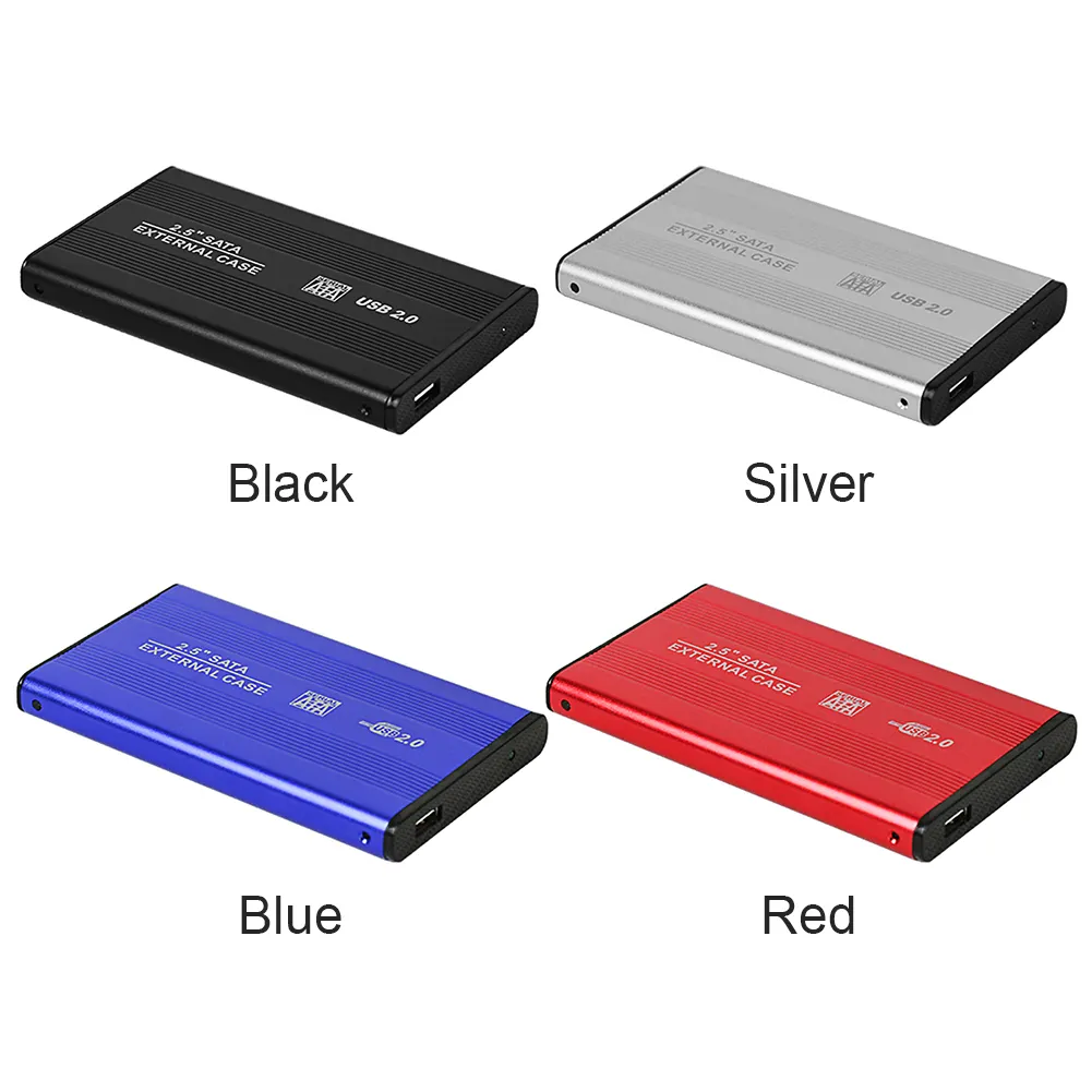 2,5 дюймов USB 2,0 Корпус для внешнего жесткого диска жесткий диск SATA внешние запоминающие устройства корпус коробки