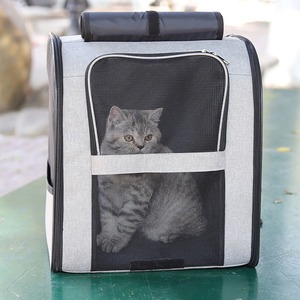 Durable Foldable Pet <b>Backpack</b> - Large Capacity Car-Ready Carrier for <b>Cats</b> & Small Dogs - Product Image 4