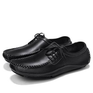 Zapatos de Hombre de Piel Sintética con Tacón Bajo, Zapatos Casuales de Primavera y Verano para Hombre - Product Image 5