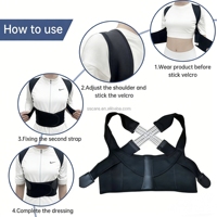 Ceinture de soutien lombaire respirante en matériau composite, correcteur de posture orthopédique réglable pour hommes et femmes, soins de santé