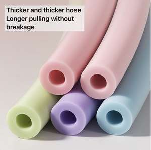 Fasce di Resistenza / Tubi per Fitness Yoga con Apertura sulla Spalla, Allenamento Schiena e Gambe - Macchina per Allenamento di Forza con <span class=keywords><strong>Pulley</strong></span> Alto per Lat Pulldown - Product Image 2