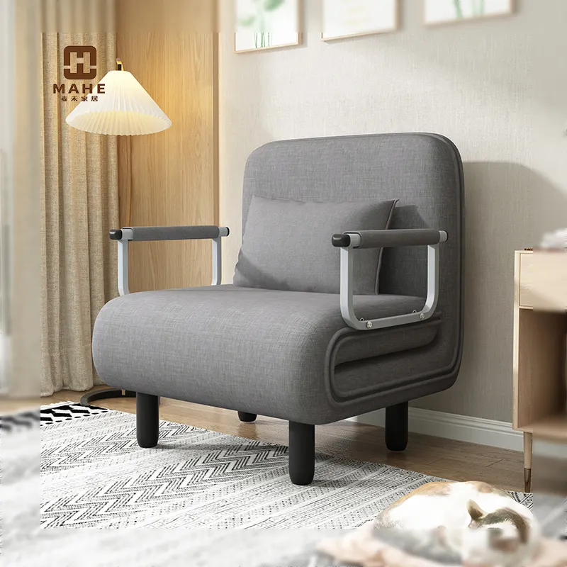 Sofá cama plegable para el hogar de nuevo diseño, sofá plegable de doble propósito para oficina