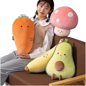 Almohada novedosa con forma de fruta, almohadas de frutas, decoración del hogar, juguetes de animales de peluche suaves, almohada de felpa de aguacate, regalos de cumpleaños para niñas - Product Image 4