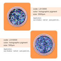 Pigment holographique micro flocon Pigment libre holographique Peinture automobile Poudre scintillante en métal