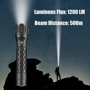 ZOOMFIRE High Power Rechargeable <strong>LED</strong> Flashlight ZF001 White Light Laser Tactical Lamp Aluminum Alloy Body Outdoor Camping <strong>Torch</strong> - Product Image 5
