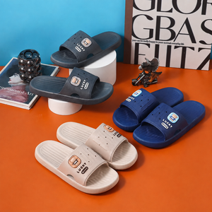 Da <span class=keywords><strong>uomo</strong></span> in PVC sandali da spiaggia all'ingrosso antiscivolo morbido Sole a buon mercato per la doccia estate a casa semplice stile pantofole per gli uomini - Product Image 4