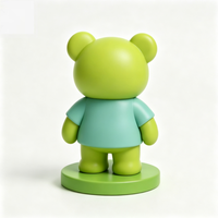 Figurine de bureau personnalisable en PVC, série Ours Vert avec Sucette, boîte mystère 5 cm, jouet décoratif unisexe, cadeau pour les 14 ans et plus