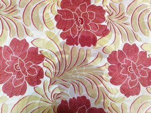 Tejido de punto rojo de 70g/m² sobre fondo de color crema. Ventas directas desde la fábrica principal. Transpirable - Product Image 2