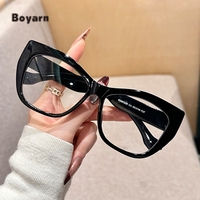 Boyarn Mode Cat Eye Optique Cadre Verre Bleu Lumière Blocage Lunettes Populaire Multicolore Pas Cher Lunettes Chine