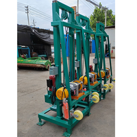 Machine de forage de sol puissante à prix avantageux, moteur électrique, boîte de vitesses, roues, petite foreuse de puits d'eau portable, en vente
