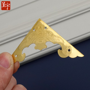 Chengyu Copper Bat Shaped <b>Corner</b> <b>Protector</b> 3.1cm 4cm 5cm 6cm 7cm Chinese Style DIY Edging Accessory - Product Image 5