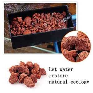 Ooi Fish Tank Bio-Filter Media Voor Marine En Zoetwater, <span class=keywords><strong>Aquarium</strong></span> Rode Vulkanische <span class=keywords><strong>Rock</strong></span> Decoratie - Product Image 5