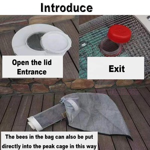 Nuova trappola per vespe all'aperto che attira lo strumento di cattura delle api continuamente dispositivo di cattura delle vespe - Product Image 5