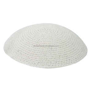 Kippa tricotée <span class=keywords><strong>à</strong></span> la main en <span class=keywords><strong>coton</strong></span>, style Breslov, en maille crochetée, Kippot tricotée <span class=keywords><strong>à</strong></span> la machine, mélange durable polyester/<span class=keywords><strong>coton</strong></span>, pour uniformes scolaires - Product Image 3