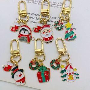 Nouvelle Tendance Porte-clés Métallique Mignon et Coloré pour Cadeaux de Noël, Mini Pendentif Portable, Accessoires de Décoration de Sac - Product Image 1