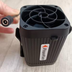 מאוורר מותניים סופר חזק 9V <span class=keywords><strong>7V</strong></span> 5V USB עם בקרת מתג, נייד, מיני, קטן, עם קליפס - Product Image 3