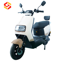 Vente directe d'usine Moto électrique de banlieue 1000W Moteur sans balais Pneu de 12 pouces Cadre en acier Vitesse maximale de 40 à 50 km/h pour adultes