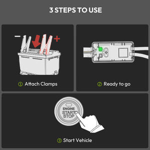 Yesper Armor <span class=keywords><strong>Mini</strong></span> дешевая цена 1500A пиковый ток портативный JumpStart с 8000 мАч Power Bank стартер прыжок для мотоцикла - Product Image 6