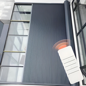 Auvent rétractable motorisé en alliage d'aluminium avec télécommande personnalisée, isolation thermique, protection solaire pour terrasse extérieure - Product Image 3