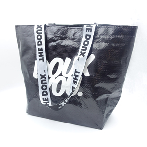 Sac fourre-tout promotionnel personnalisé pas cher, publicitaire, coloré, imprimé, en polypropylène tissé, sac de shopping mignon rose en PP tissé - Product Image 5