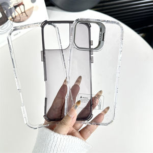 Étui de téléphone 3 en 1 PC+TPU avec support d'appareil photo, coque de protection en TPU teinté pour <span class=keywords><strong>REDMI</strong></span> <span class=keywords><strong>A7</strong></span> PRO 4G - Product Image 5