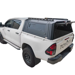 Capot rigide en aluminium personnalisé pour camion tout-terrain, avec serrure antivol pour <span class=keywords><strong>Hilux</strong></span> Ranger Ram Gladiator, accessoires universels pour pick-up - Product Image 1