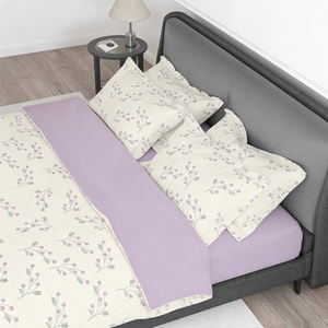 Set <span class=keywords><strong>Copripiumino</strong></span> di Alta Qualità per Hotel, Nuovo Set <span class=keywords><strong>Copripiumino</strong></span> per Bambini 100% Cotone con Stampa Floreale, Biancheria da Letto Traspirante per Ragazzi e Ragazze - Product Image 5